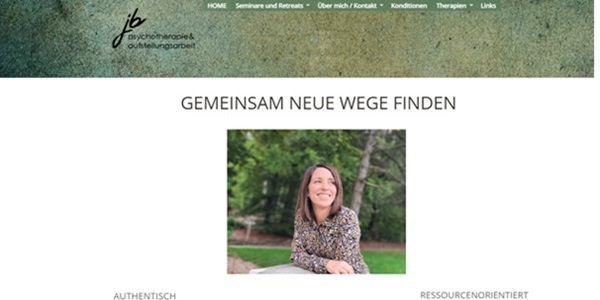 Referenz Website Judith Bernauer