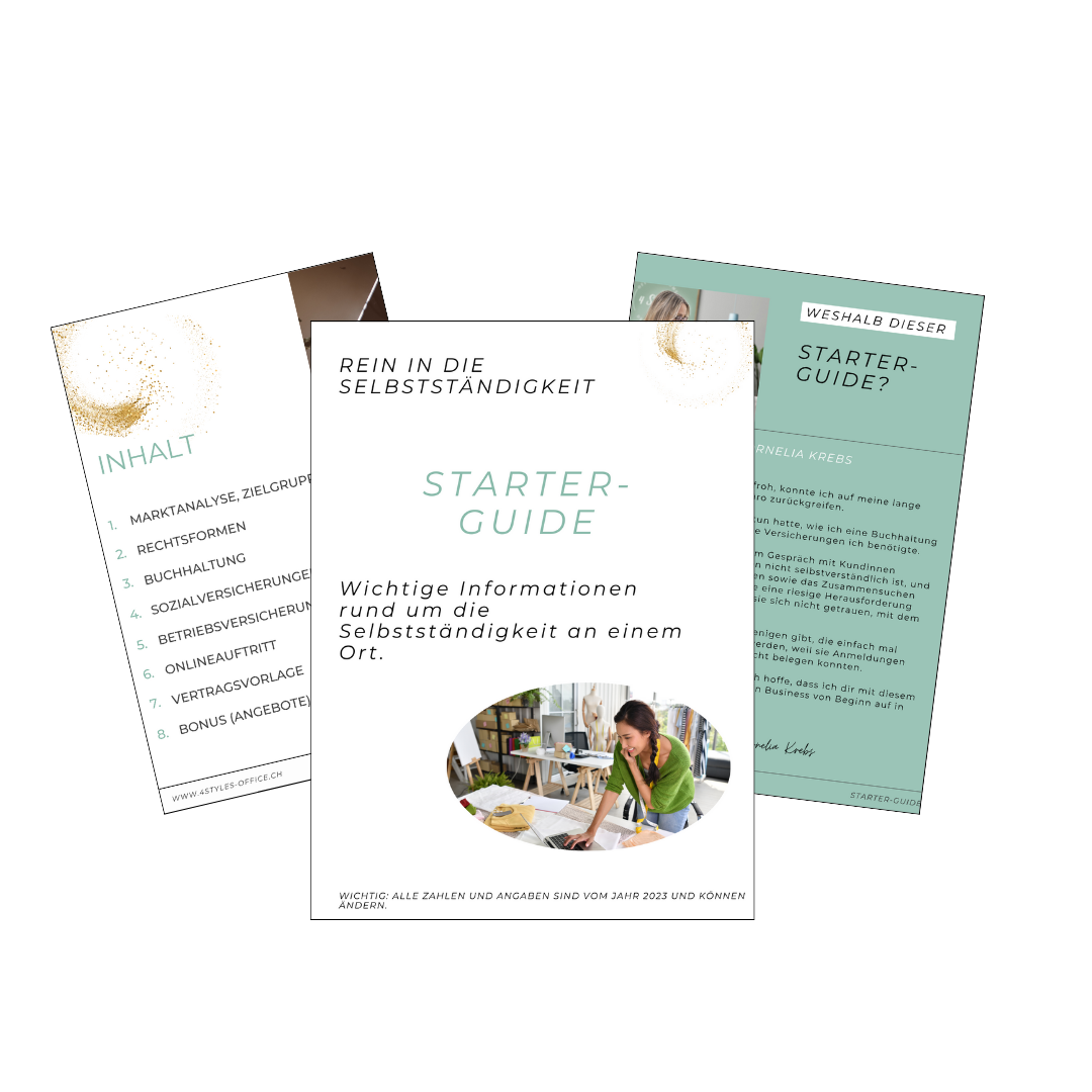 Mockup Starterguide für Selbstständig Mockup Starterguide für Selbstständige